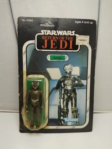 1983 Zuckuss  ROTJ Vintage Star Wars, Moc Card