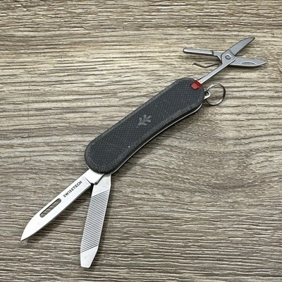 SwissTech Listig Multi-Function Pocket Key Ring Knife Plain Edge Blade