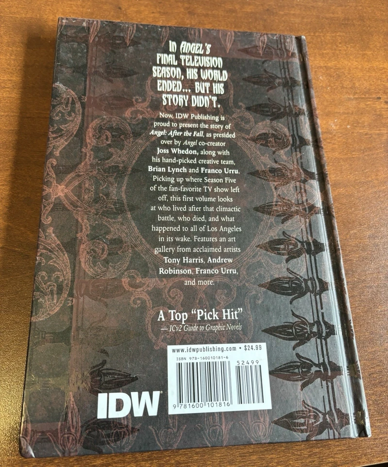 ANGEL AFTER THE FALL VOL 1 NOVELA GRÁFICA TAPA DURA (NM) BUFFY THE VAMPIRE SLAYER Foto 3 de 3