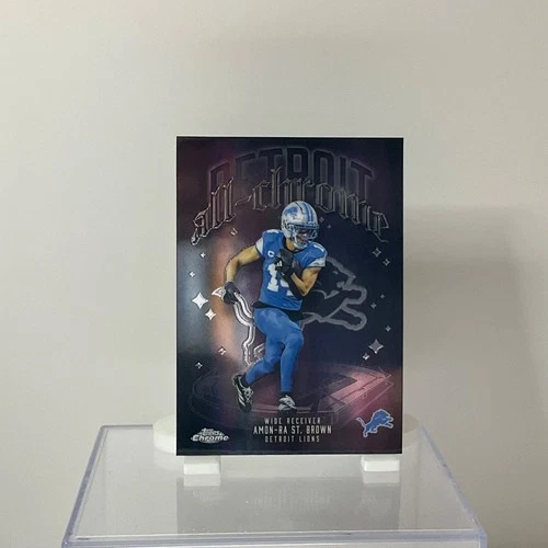 2025 Topps Chrome Football- Amon-Ra St. Brown, Topps All-Chrome Team