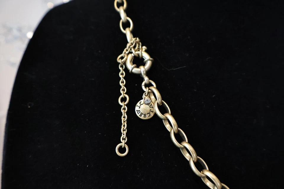 J Crew Orange Brulee Double Necklace 23 - 26" Excellent Condition N12 - Image 4 of 4