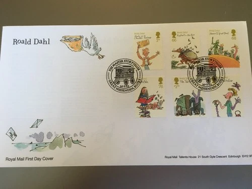 GB STAMPS RARE FIRST DAY COVER 2012 ROALD DAHL