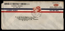 DR WHO 1939? ECUADOR DUPONT ADVERTISING AIRMAIL 1S GUAYAQUIL TO USA M53053