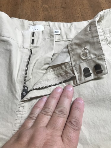 A New Day Women's High Rise Straight Hip and Thigh Pants Tan Size 2/R Stretch - Picture 3 of 12