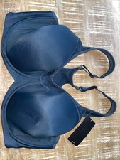 SYROKAN Women's High Impact Underwire Sports Bra Black 42DD NWT