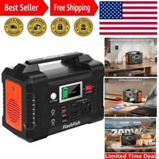 Portable Power Station 200W, 40800mAh Backup Power Battery Pack With 110V AC ...
