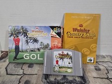 Waialae Country Club True Golf Classics Nintendo N64 CIB