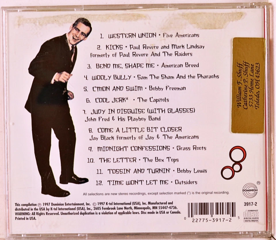 Various Artists - Super Non-Stop '60s Dance Hits (CD 1997) - Image 2 of 2