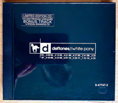 Deftones   White Pony 1st GER Press 2000 Enh. No. Ltd. Ed. Maverick 9362-47747-2
