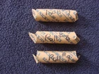 3 Rolls Buffalo Nickels NO DATES Lot of 120 coins total No Acid Stains Dateless