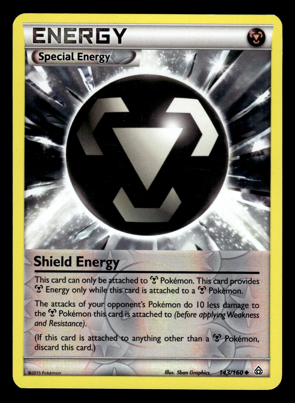 Shield Energy 143/160 Reverse Holo XY Primal Clash Pokemon Card