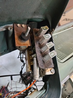 1963 PLYMOUTH Heater controls Vintage Mopar Push Button Dash Dodge HVAC 1962