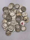 50-Roosevelt Dimes 1940-1950-1960 All P+D Coins Nice Mix Of Coins  226