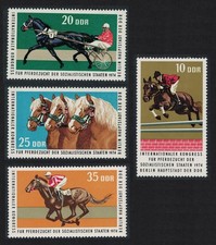 Horses 4v GDR 1974 MNH SG#E1685-E1688 MI#1969-1972