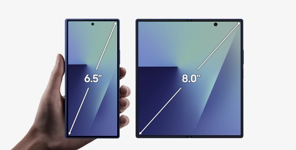 New Samsung Galaxy Z Fold 7 5G 256GB Factory Unlocked Blue