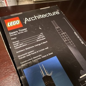 LEGO Architecture Sears Tower 21000 Landmark Series 69 Pieces Booklet Included