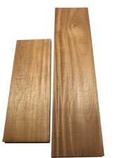 1x Mahagoni Holz Brett Massivholz Sapeli DIY 123x31,5cm x 48mm #123