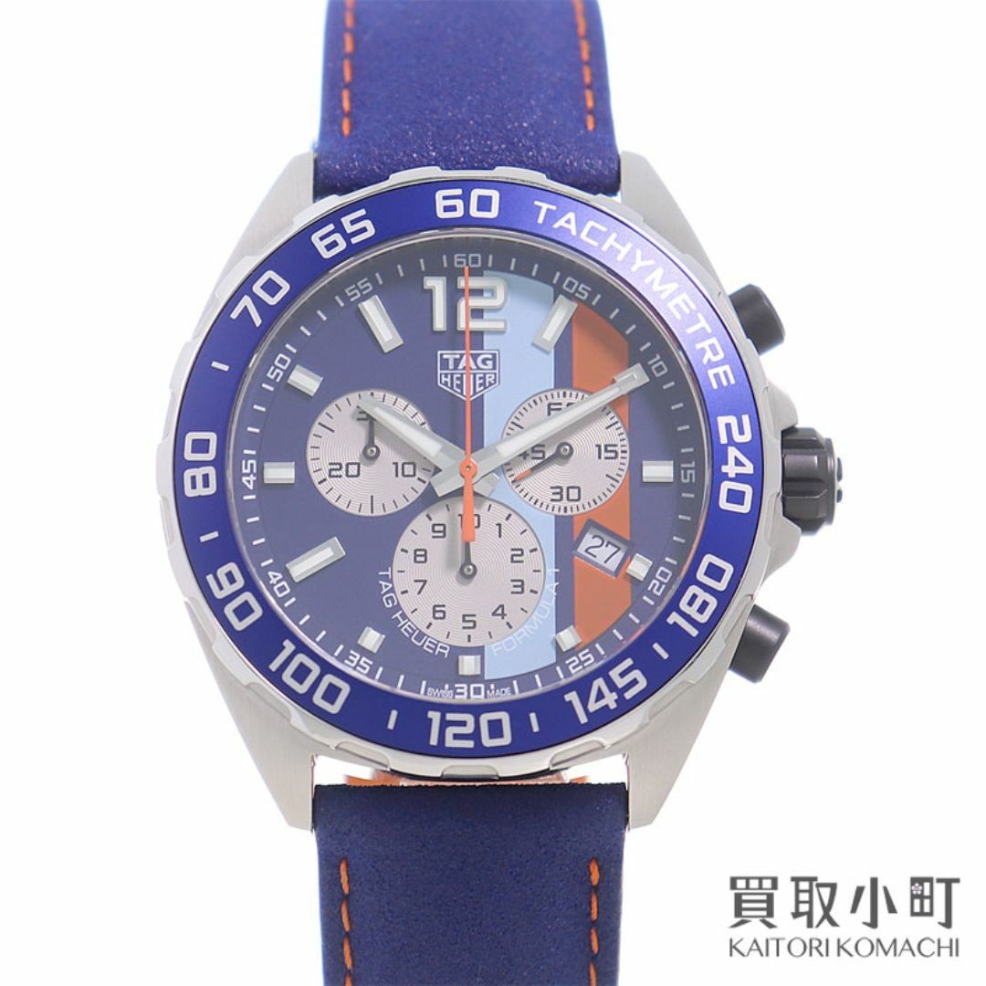 TAG Heuer Gulf Special Edition 43MM Blue Quartz Chronograph Men's Watch