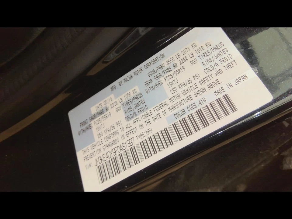 Steering Gear/Rack Power Rack And Pinion Fits 13-18 MAZDA CX-5 6844082 Foto 3 de 4