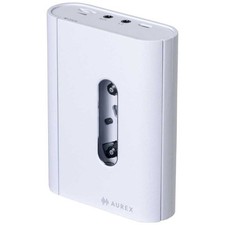 Toshiba Aurex AX-W10 Cassette Player Bluetooth Headphone AUX USB-C White