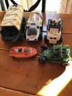 HASBRO GI JOE 1980s vehicle lot  AWE Dune Buggy devilfish snowcat APC desert fox