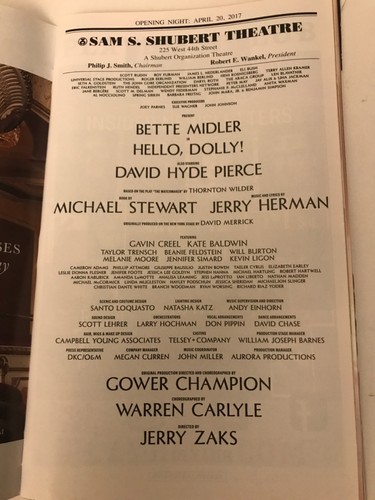 SIGNED - The Sam S. Shubert Theatre Playbill - Hello Dolly - Picture 2 of 6