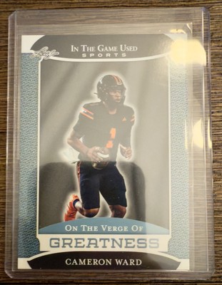 2024 Leaf In The Game Used Cameron Ward On The Verge Of Greatness #VG-7