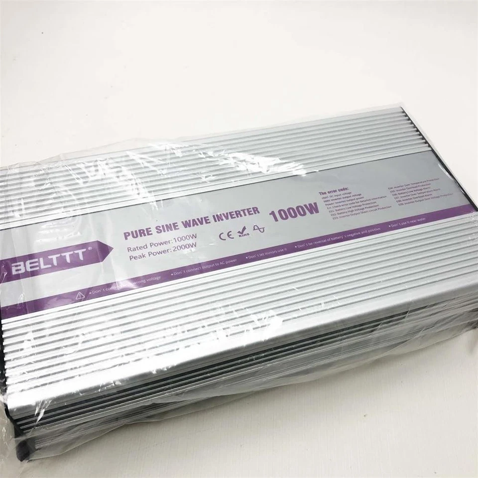 BELTTT Reiner Sinus Wechselrichter Spannungswandler mit LED Display, 2 USB - Image 3 of 4