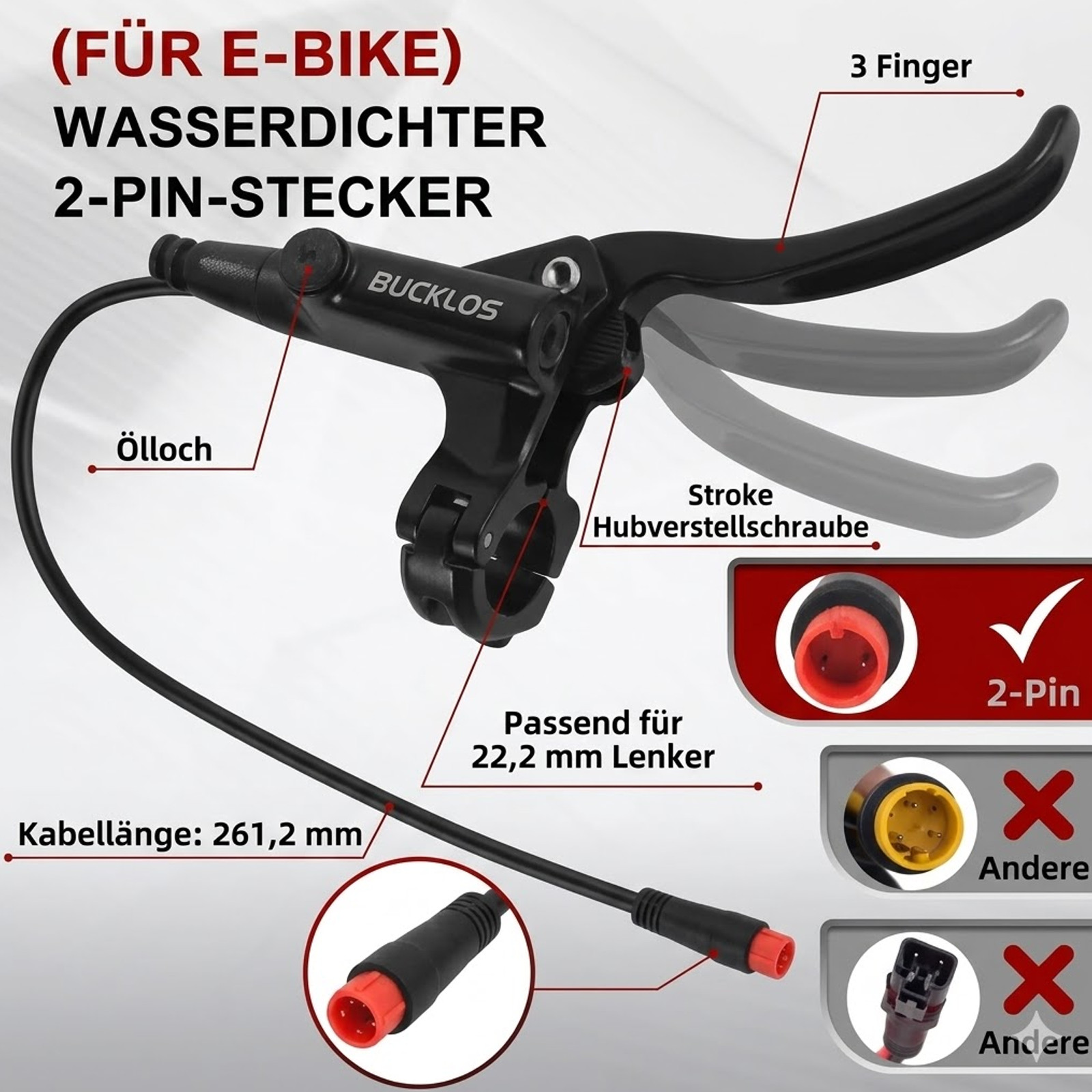 Freno a disco idraulico per e-bike HD-E735 foto 3