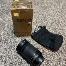 Nikon DX AF-S Nikkor 55-200MM 1:4-5.6G If ED - VR Camera Lens
