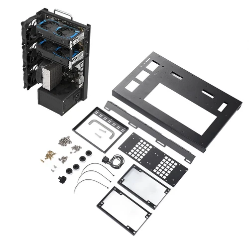 Boîtier D'ordinateur à Cadre Ouvert DIY Support de Châssis PC ATX pour Carte ...
