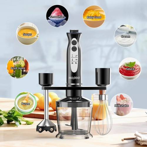 1000 Watt Powerful Handheld Immersion Blender, Vegetable Meat Immersion Egg Beat - Picture 6 of 7