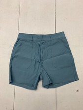 Womens Grey/Blue Chino Shorts Size Medium