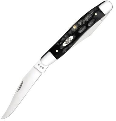 Case XX Muskrat Pocket Knife Mirror Stainless Steel Blades Buffalo