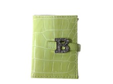 Russ Berrie - Pocket Size Notebook - Green - Rhinestone Monogrammed "B"