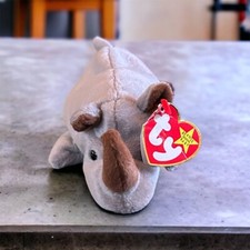 Ty Beanie Baby Spike The Rhino!