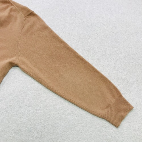 Jos. A. Bank Sweater Mens Large Beige Cashmere V-Neck Classic Neutral Grandpa - Picture 15 of 15