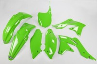 Set Plastics Motorradverkleidungen Kawasaki Kxf 250 2013 - 2016 Ufo Plast GrüN