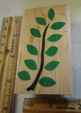 LEAFY BRANCH MW RUBBER STAMP -INKADINKADO