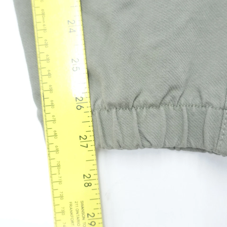 Weatherproof Vintage Jogger Pants Womens L Green Cotton Stretch Tapered Leg - Image 2 of 4