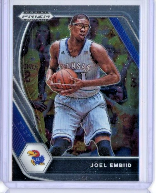 2021 Prizm Draft Picks #59 Joel Embiid - Kansas / Philadelphia