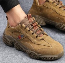 WOMEN MEN SAFETY WORK SHOES LIGHTWEIGHT STEEL TOE CAP TRAINERS PROTECTIVE BOOTS