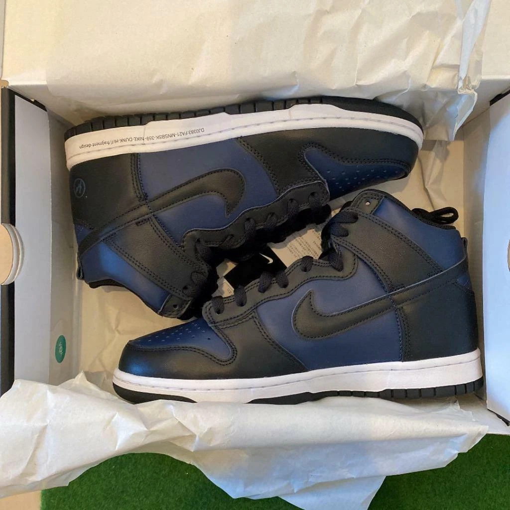 NIKE DUNK HIGH FRAGMENT City Pack Midnight Navy DJ0383-400 Men