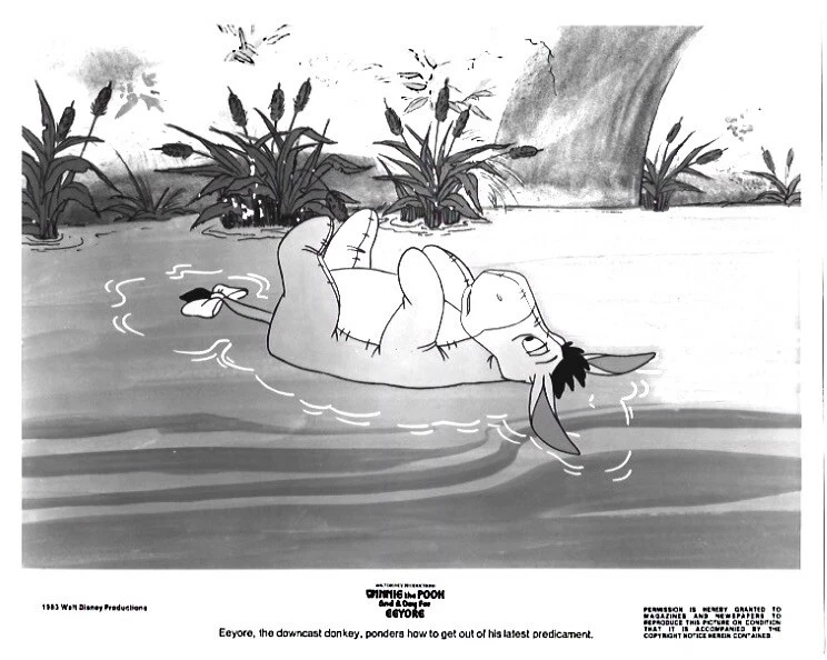 Winnie the Pooh and a Day for Eeyore 4x ORIGINAL Press Stills Walt Disney 1983 - Image 3 of 4