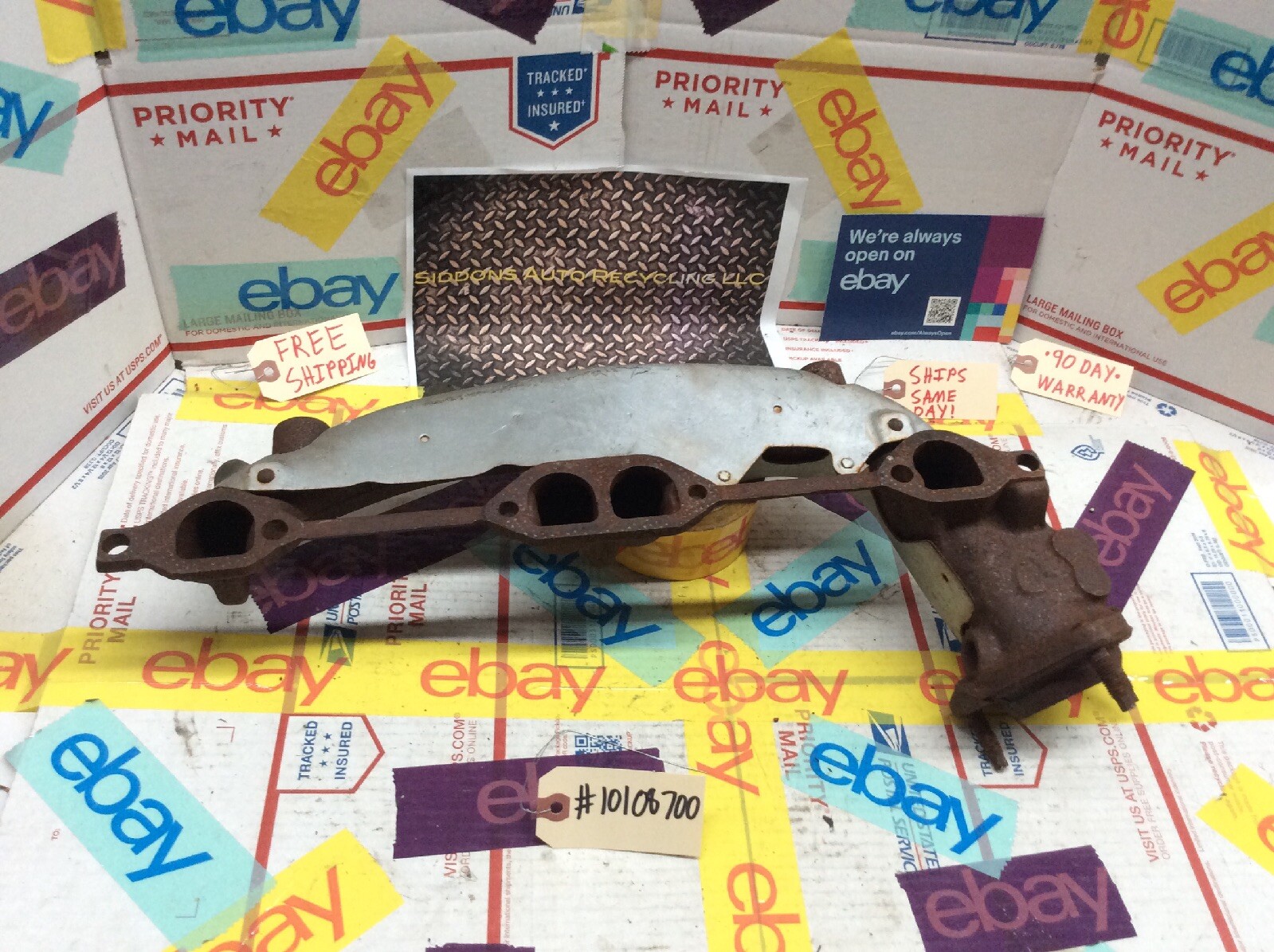 GM EXHAUST MANIFOLD RIGHT SIDE 10108700 * 90 day warranty!! eBay