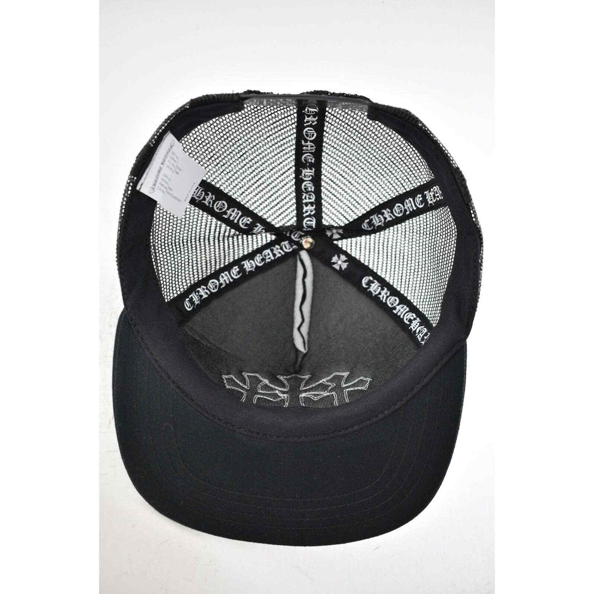 Chrome Hearts Cemetery Trucker Black White 3 Crosses Chrome Hearts Cemetery Trucker Black White 3 Crosses