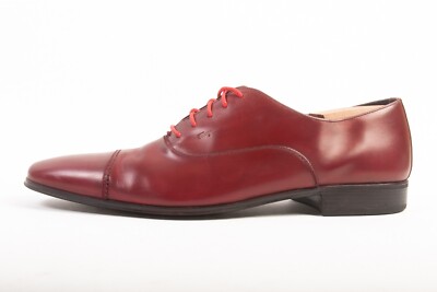 Salvatore Ferragamo Custom Hermes Red Cap Toe Oxfords 26502 | eBay
