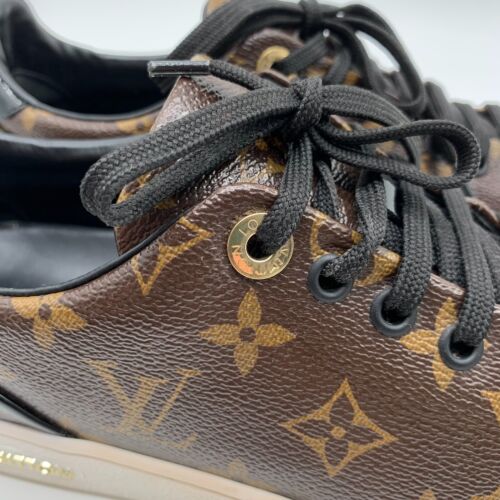 Louis Vuitton FrontRow Trainer EU 36.5 UK 3.5 4 VGC sneakers monogram flat - Picture 7 of 16