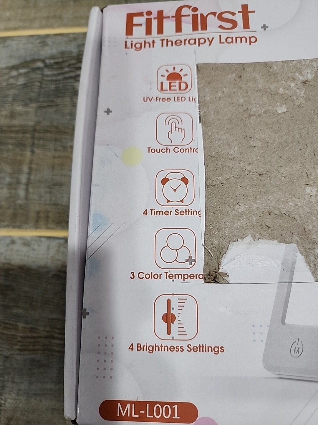 Fitfirst Light Therapy Lamp MLL001 Vitamin D Artificial Sun Office