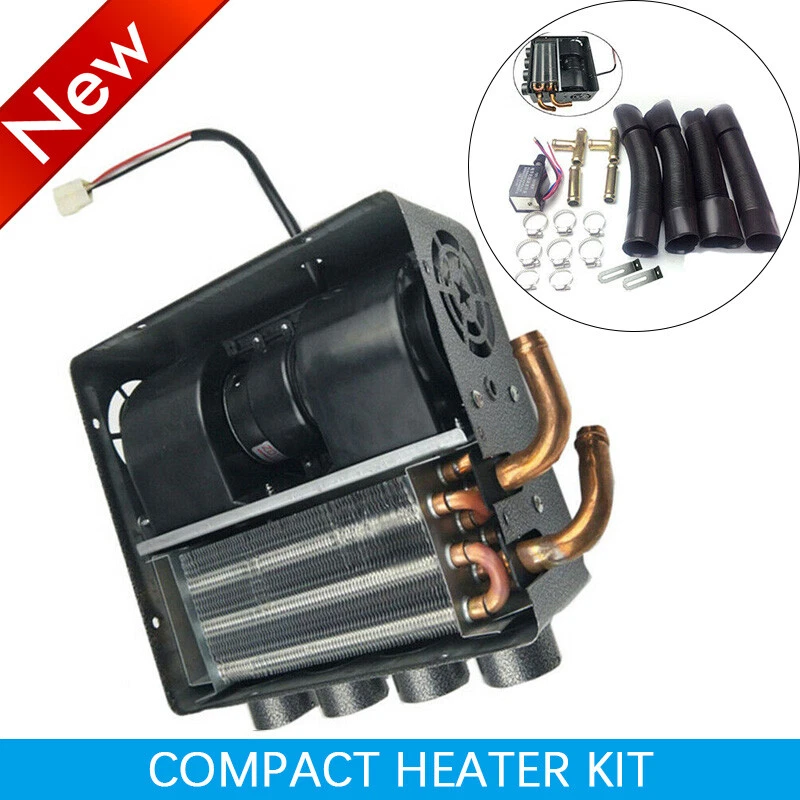 Kits de interruptor de velocidad de tubo de cobre calentador compacto universal para auto camión de 12 V Foto 2 de 4